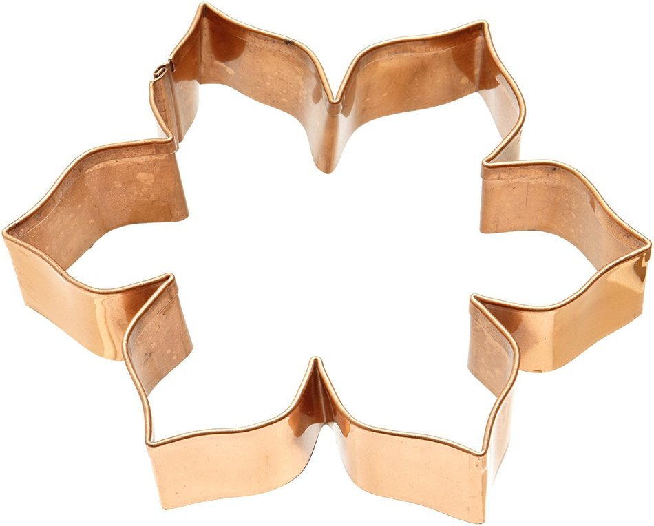 Old River Road Fleur de lis Shape Cookie Cutter, Copper N8
