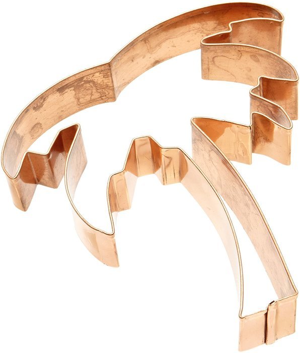 Old River Road Fleur de lis Shape Cookie Cutter, Copper N9