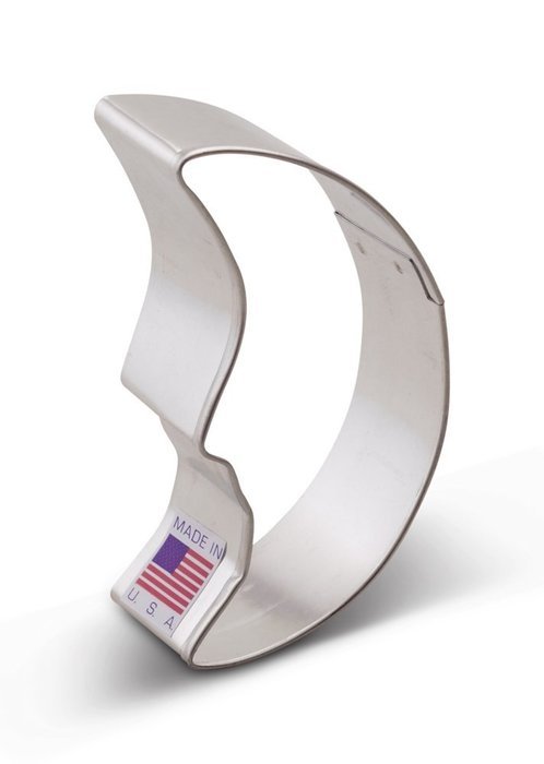 Ann Clark Man in the Moon Cookie Cutter - 3 Inches - Tin Plated Steel