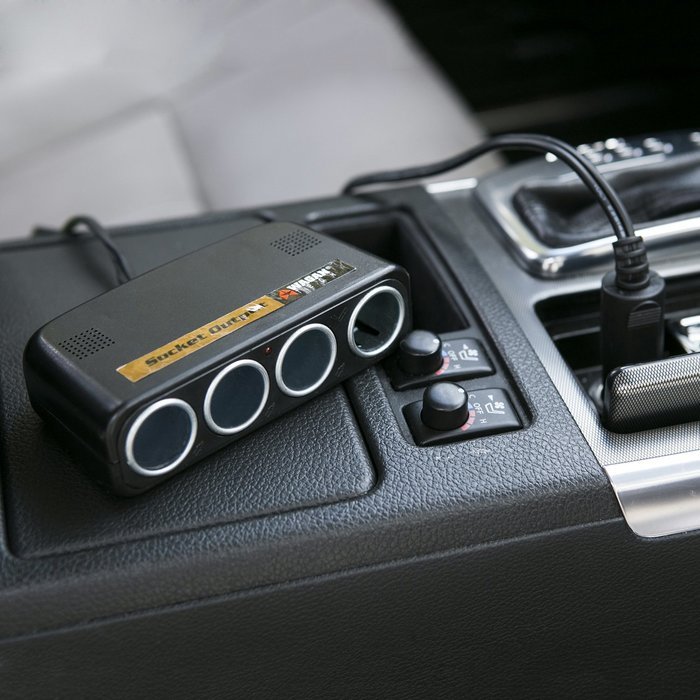 Wagan 4-Way 12V Automotive Socket Extender N3