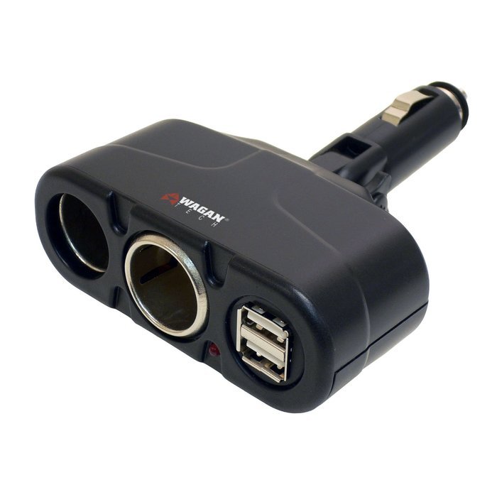 Wagan 4-Way 12V Automotive Socket Extender N6