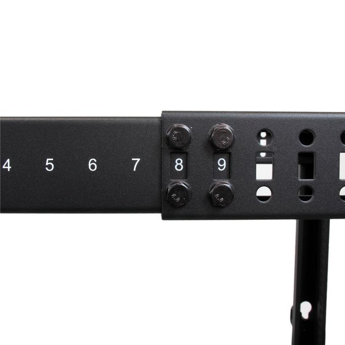 StarTech.com 25U Adjustable Depth Open Frame 4 Post Server Rack Cabinet with Casters/Levelers and Cable Management... N2