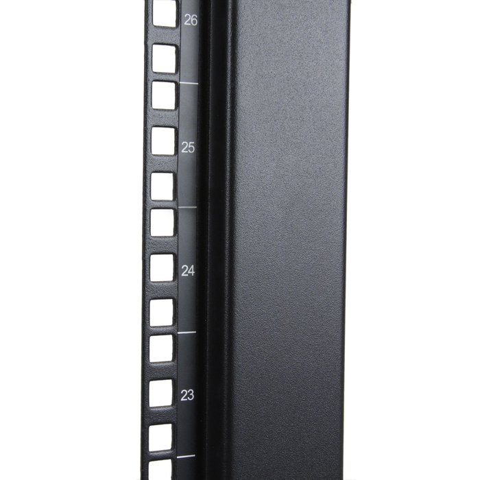 StarTech.com 25U Adjustable Depth Open Frame 4 Post Server Rack Cabinet with Casters/Levelers and Cable Management... N13