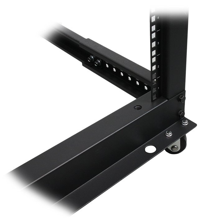 StarTech.com 25U Adjustable Depth Open Frame 4 Post Server Rack Cabinet with Casters/Levelers and Cable Management... N15