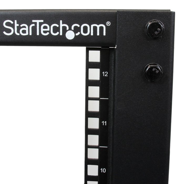 StarTech.com 25U Adjustable Depth Open Frame 4 Post Server Rack Cabinet with Casters/Levelers and Cable Management... N19