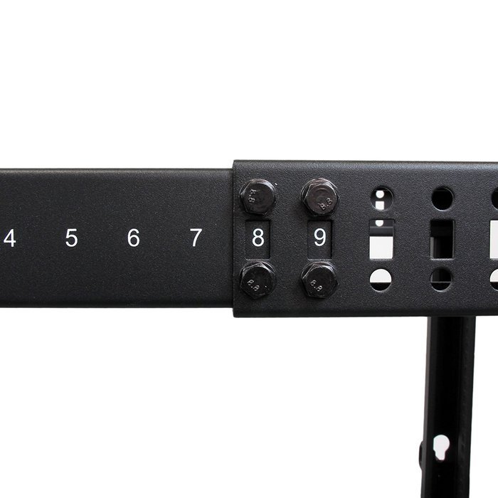 StarTech.com 25U Adjustable Depth Open Frame 4 Post Server Rack Cabinet with Casters/Levelers and Cable Management... N20
