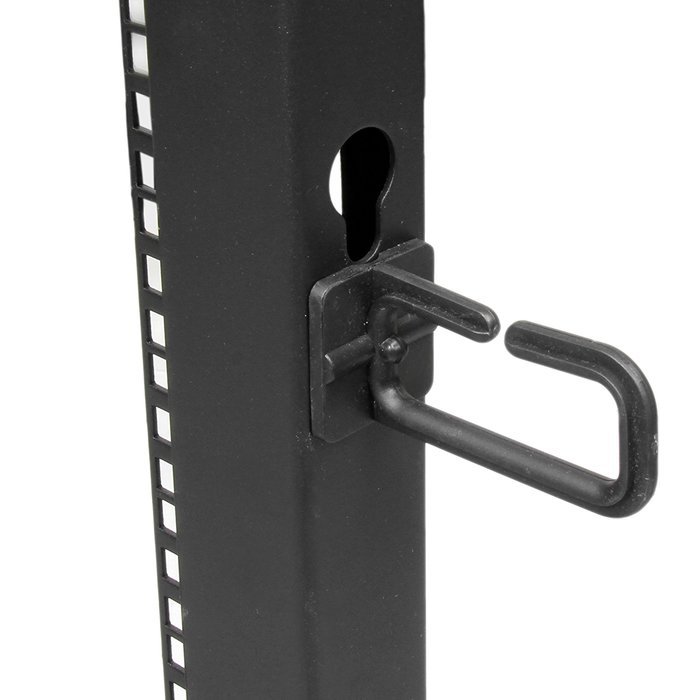 StarTech.com 25U Adjustable Depth Open Frame 4 Post Server Rack Cabinet with Casters/Levelers and Cable Management... N24