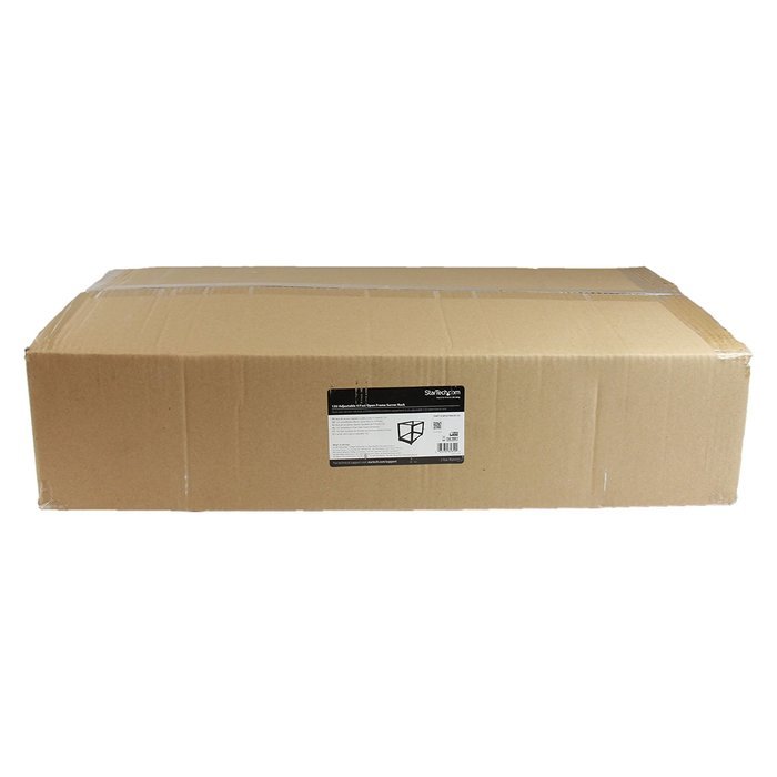 StarTech.com 25U Adjustable Depth Open Frame 4 Post Server Rack Cabinet with Casters/Levelers and Cable Management... N27