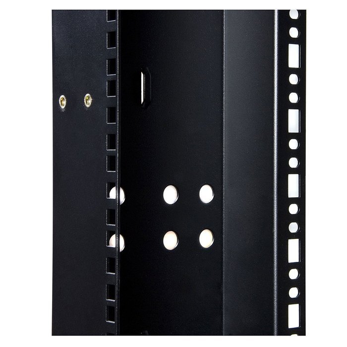 StarTech.com 25U Adjustable Depth Open Frame 4 Post Server Rack Cabinet with Casters/Levelers and Cable Management... N33