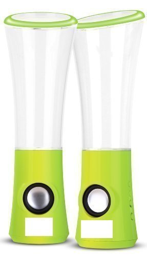 Auzewi Third Generation Colourful Trumpeter Music Fountain Water Dancing Speaker (Green)