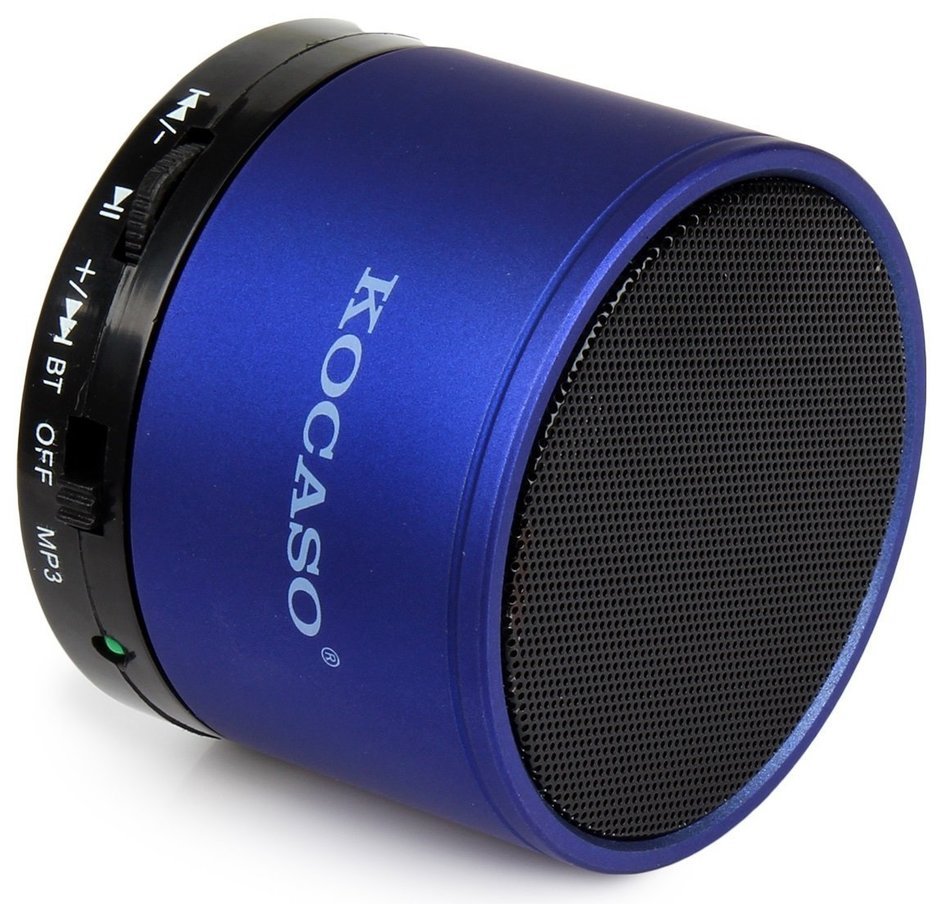 KOCASO [Mini Portable] Travel Bluetooth Wireless Hands Free Desk Office [Loud Speaker] W/ [Heavy Bass], Rechargeable... N13