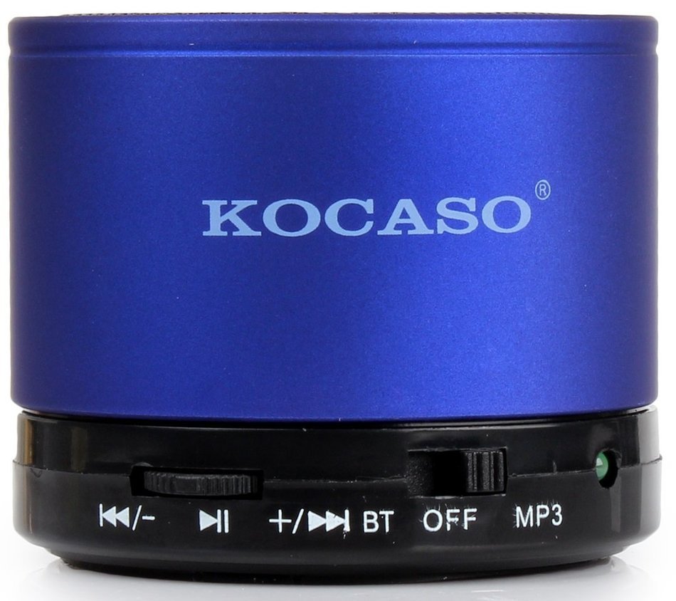 KOCASO [Mini Portable] Travel Bluetooth Wireless Hands Free Desk Office [Loud Speaker] W/ [Heavy Bass], Rechargeable... N14