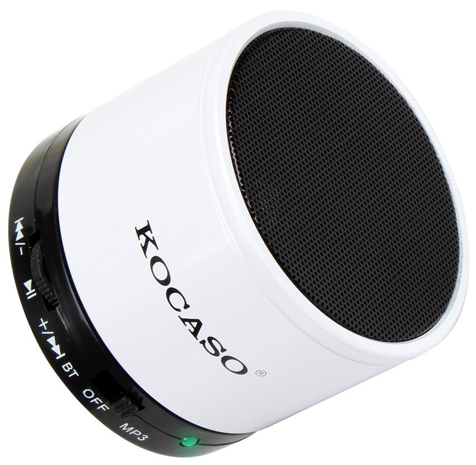 KOCASO [Mini Portable] Travel Bluetooth Wireless Hands Free Desk Office [Loud Speaker] W/ [Heavy Bass], Rechargeable... N23