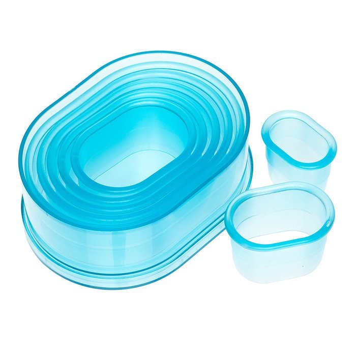 Ateco 5751 7-Piece Plain Cutter Set, Heart N2