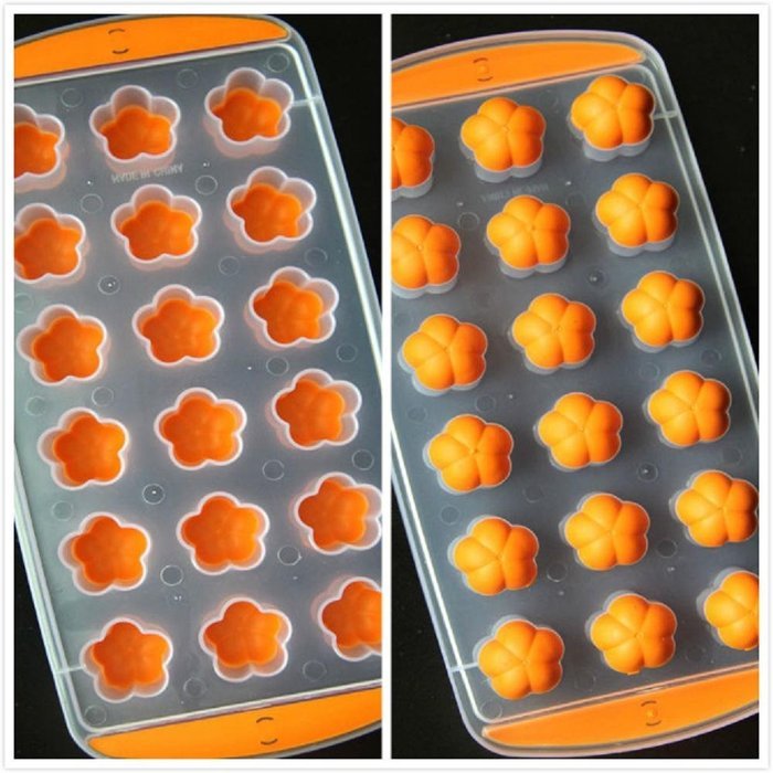 FTXJ Cute Silicone DIY Ice Jelly Chocolate Cake Mould Mold Pudding Tray N4