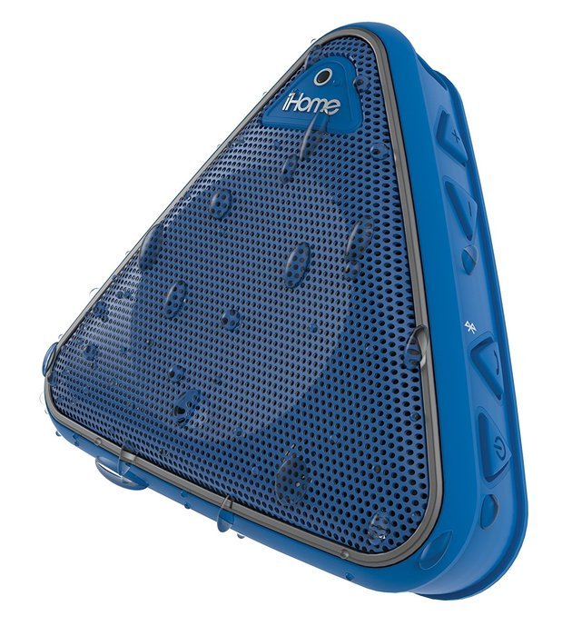 iHome IBT3B Splashproof Wireless Speaker with Speakerphone - Black N3