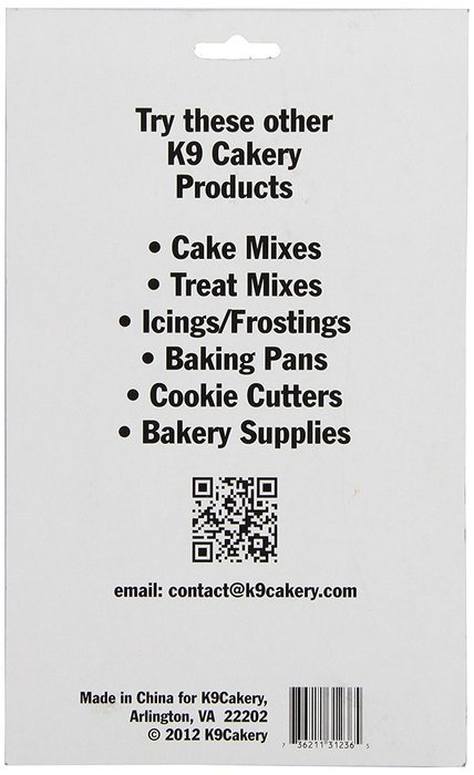 K9Cakery 6 Bone Shaped Cookie Cutters N2