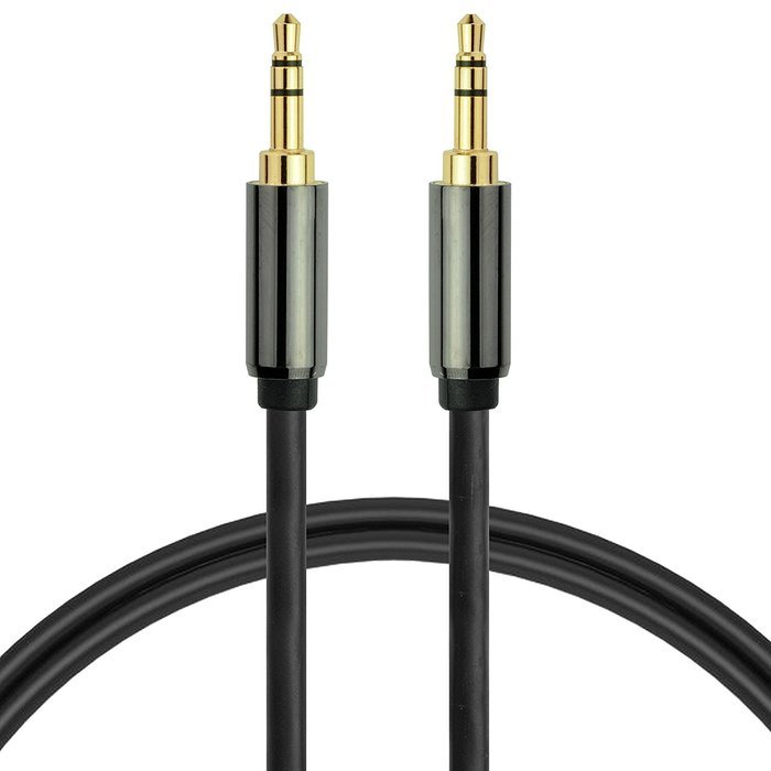 Mediabridge 3.5mm Male To Male Stereo Audio Cable (4 Feet) - Step Down Design - (Part# MPC-35-4 ) N7