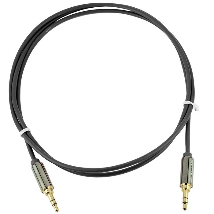 Mediabridge 3.5mm Male To Male Stereo Audio Cable (4 Feet) - Step Down Design - (Part# MPC-35-4 ) N9