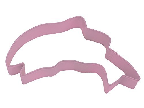 R&M Salmon 4.5" Cookie Cutter Pink With Brightly Colored, Durable, Baked-on Polyresin Finish