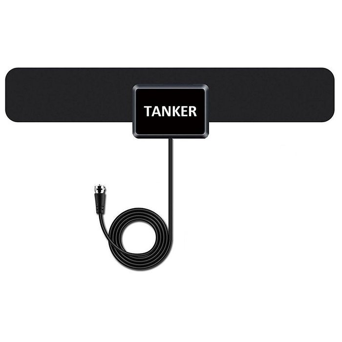 50 Mile Range TV Antenna Amplified HDTV Antenna Indoor Long Range with Paper-Thin Design Power Supply, Premium... N5
