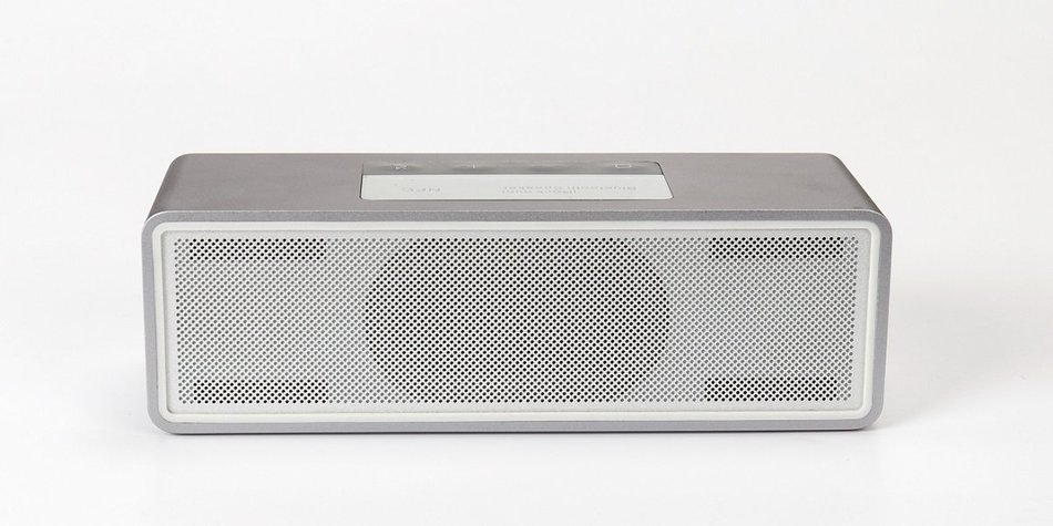 NIER iRock Mini Portable Wireless Bluetooth Speaker With Aluminum Housing, 7.5W2 Total 15W, Powerful Sound(Grey) N6