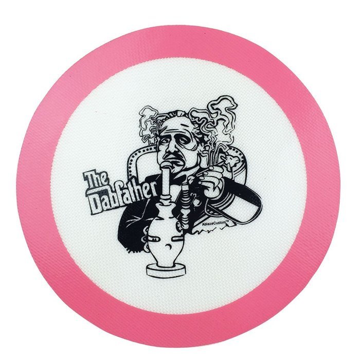 Round Dabfather Silicone Nonstick Concentrate Mat for Vacuum Chamber Degassing 10''