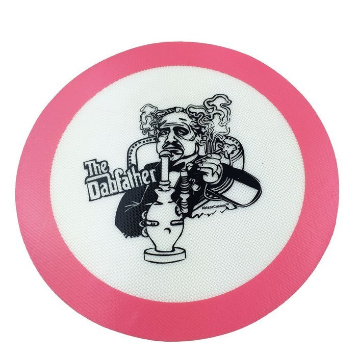 Round Dabfather Silicone Nonstick Concentrate Mat for Vacuum Chamber Degassing 10'' N2