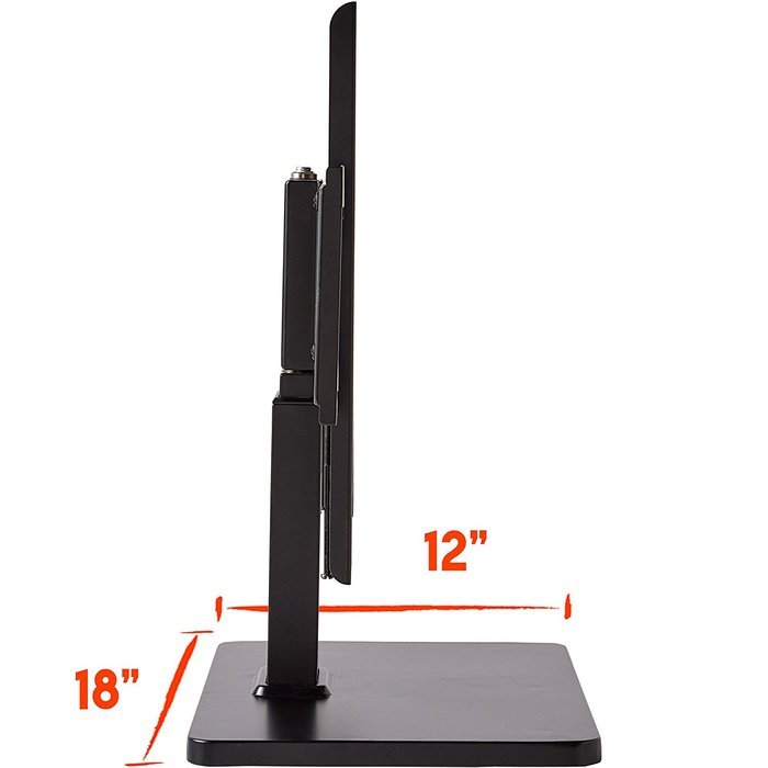 ECHOGEAR Universal TV Swivel Base for 32" to 60" TVs up to 60 lbs - 75&ordm; of Swivel and 4" of Height Adjust - Improves... N5