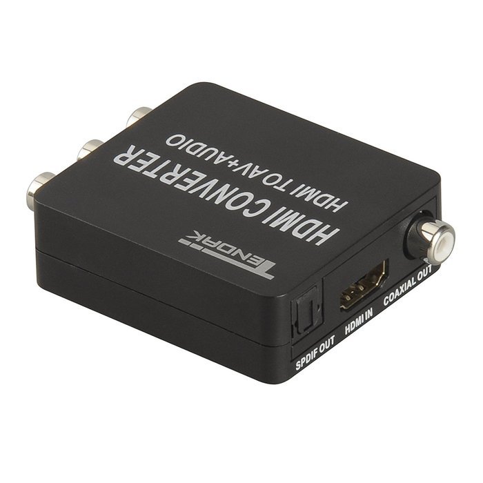 Tendak 3RCA AV CVBS Composite & S-Video R/L Audio to HDMI Converter ...