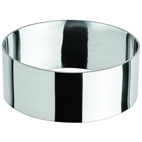 Winco SPM-31O, 3 x 1.38" Oval Culinary Pastry Mold, Stainless Steel Pastry Ring