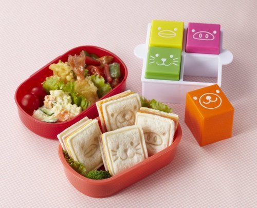 Torune Bento Sandwich Cutter Mold, Animal Face N6