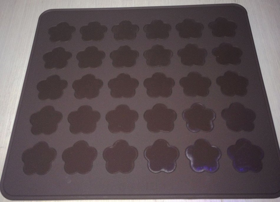 1 X Sakura Flower Macaron Macaroon NonStick Silicone Mat Chocolate Cake Cookie Muffin Mould Baking Sheet silicone...