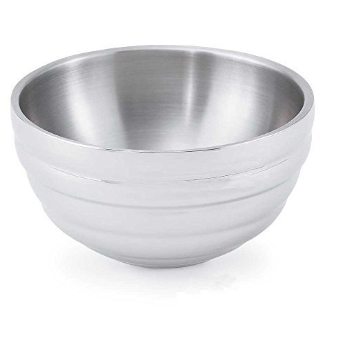Vollrath 46587 Insulated Serving Bowl - Level Design, Beehive Texture, Round - 3/4 Qt. Capacity
