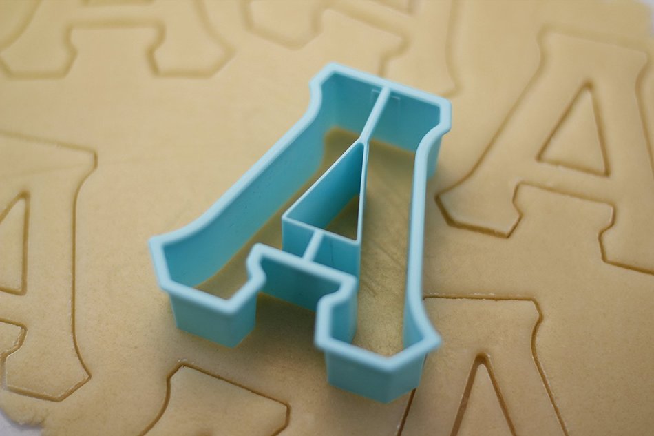 Live Greek - Greek cookie cutter - Alpha (3 x 2.75 Inches) N6
