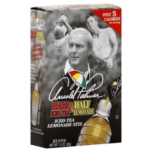 Arizona tea, Arnold Palmer Mix Stix, Half Iced Tea & Half Lemonade, 10 stix, 1.2oz.(Pack of 12)