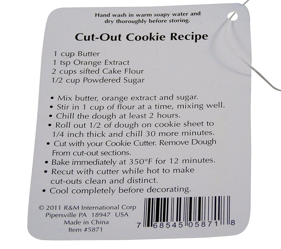 R & M International - 7 Inch Large, Cookie Cutter Thanksgiving Turkey Stainless Steel Cut-Out. N6