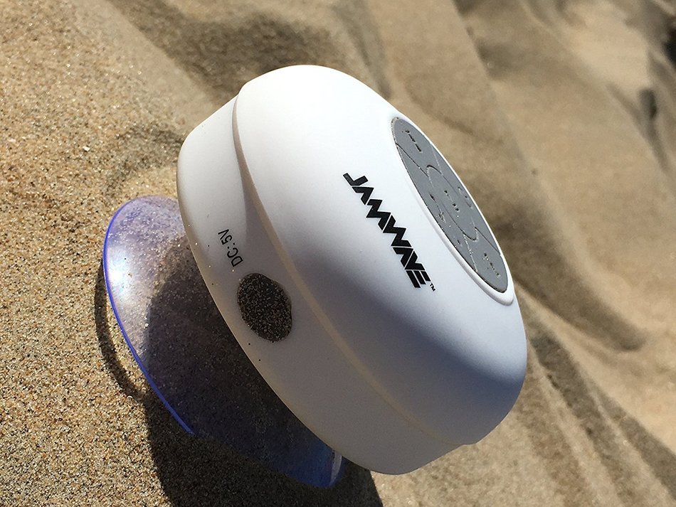 JamWave Waterproof Bluetooth Speaker - Bluetooth 3.0 Shower Speaker, Wireless, Handsfree Portable Speakerphone...