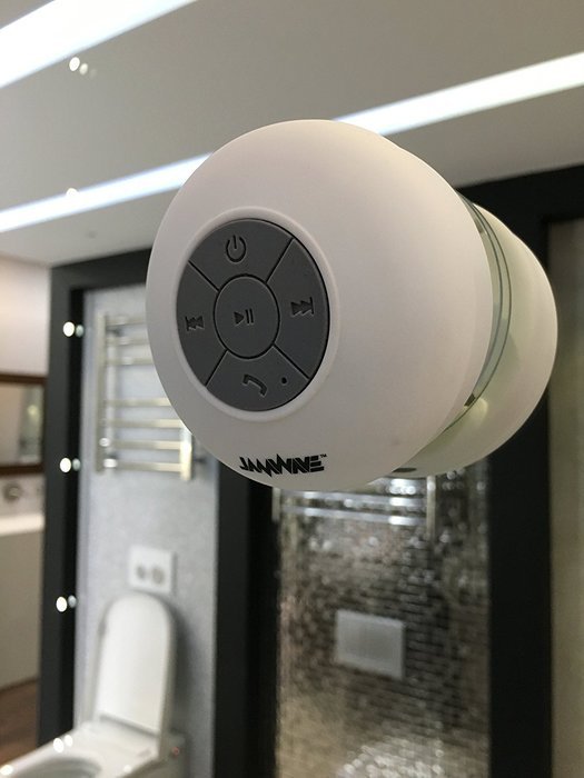 JamWave Waterproof Bluetooth Speaker - Bluetooth 3.0 Shower Speaker, Wireless, Handsfree Portable Speakerphone... N5
