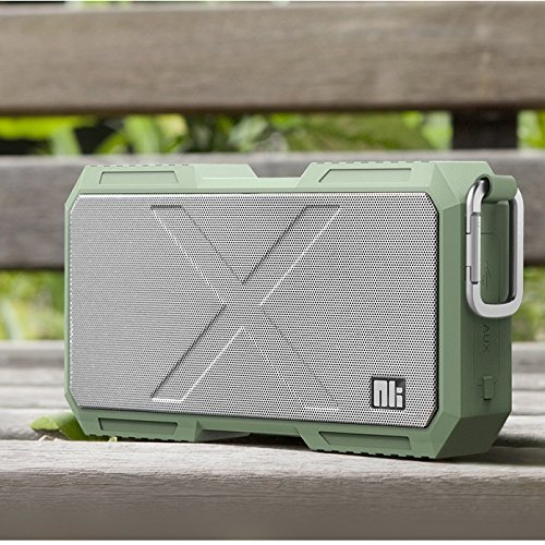 NILLKIN NK-X1 5200mAh IPX4 Waterproof Bluetooth 4.0 Power Bank Charger Speaker For iPhone Sumsang Color Black N2