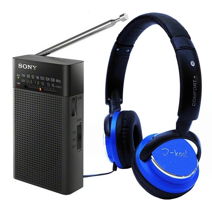 Sony ICF-S10MK2 Pocket AM/FM Radio, Silver