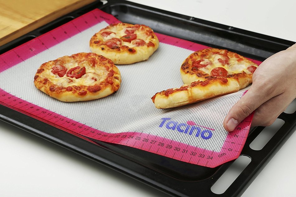 Baking Mat Set (2 Pack), Non- Stick Silicone Baking Mat, Premium Half Sheet Baking Mat with Measurements N3