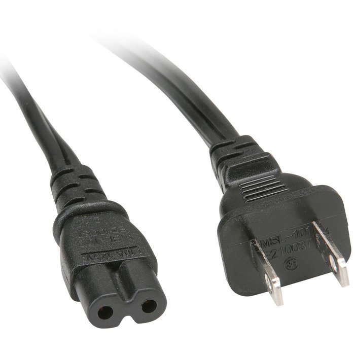 2 Prong Printer Power Cord/Printer Power Cable for Canon PIXMA MP160 And Many Different Other Model Canon HP,Lexmark...