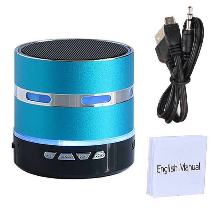 Sicneka Led Light Wireless Mini Portable Speaker Enceinte Bluetooth With Mp3 Player FM Radio Microphone Support... N4