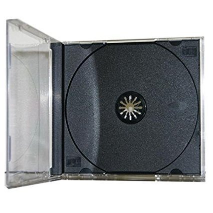 100 Pack Premium Standard Single Black CD Jewel Cases N2