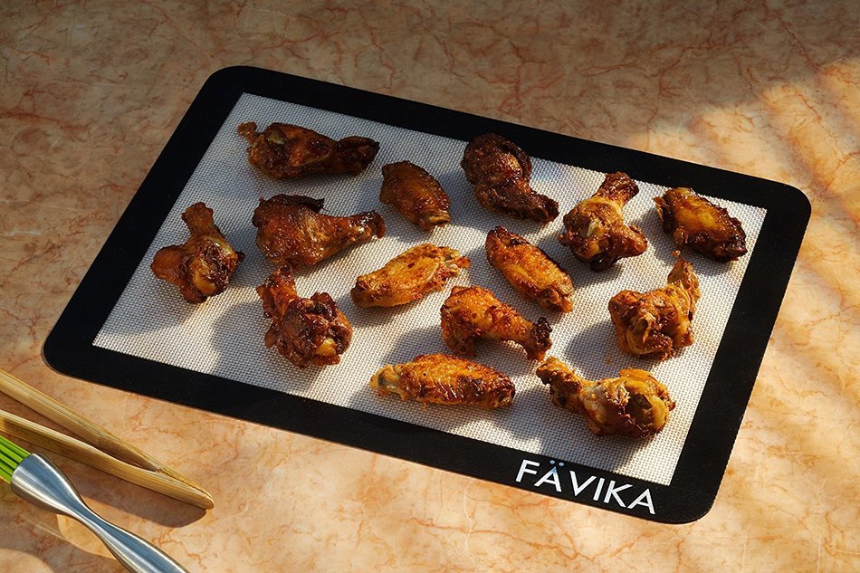 Silicone Baking Mat Set (x2) (11" x 15" Half Sheet) Premium 100% Non-Stick Baking Mat - Professional Grade Silicone... N7