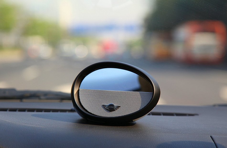 MINI Cooper PF-327 Gear Shift Bluetooth 3.0 NFC Wireless Portable Speaker hands free speaker - Black N13