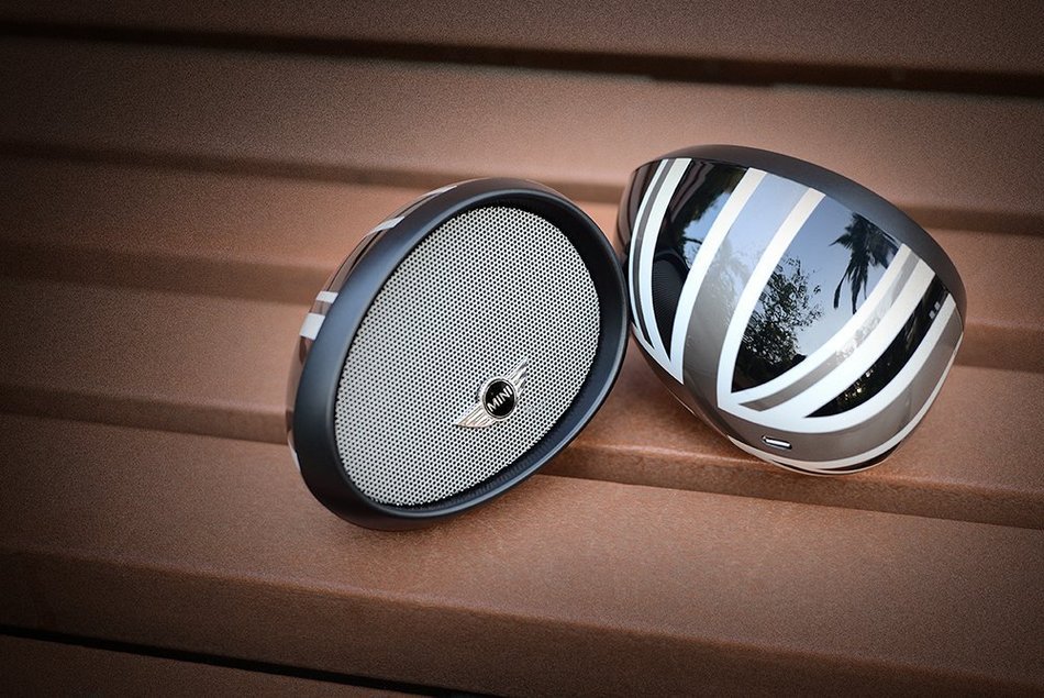 MINI Cooper PF-327 Gear Shift Bluetooth 3.0 NFC Wireless Portable Speaker hands free speaker - Black N23