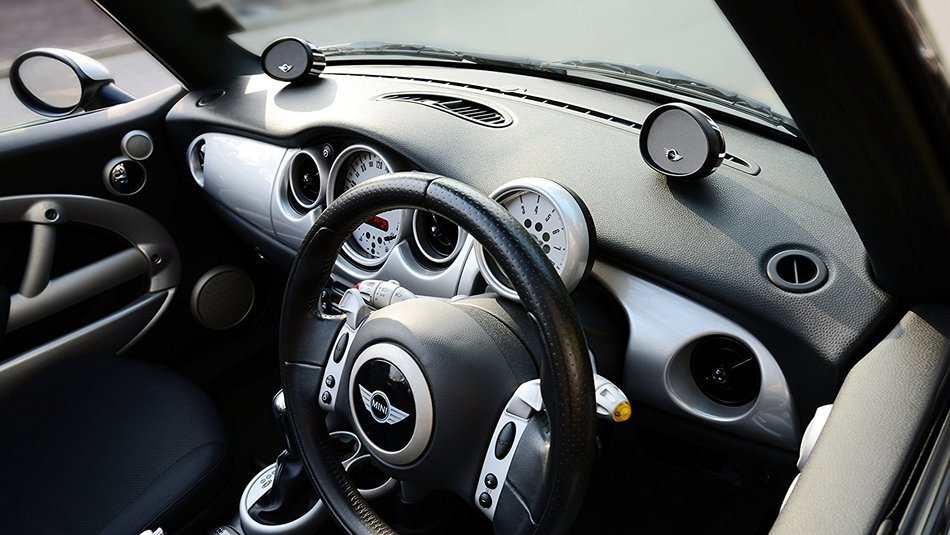 MINI Cooper PF-327 Gear Shift Bluetooth 3.0 NFC Wireless Portable Speaker hands free speaker - Black N24