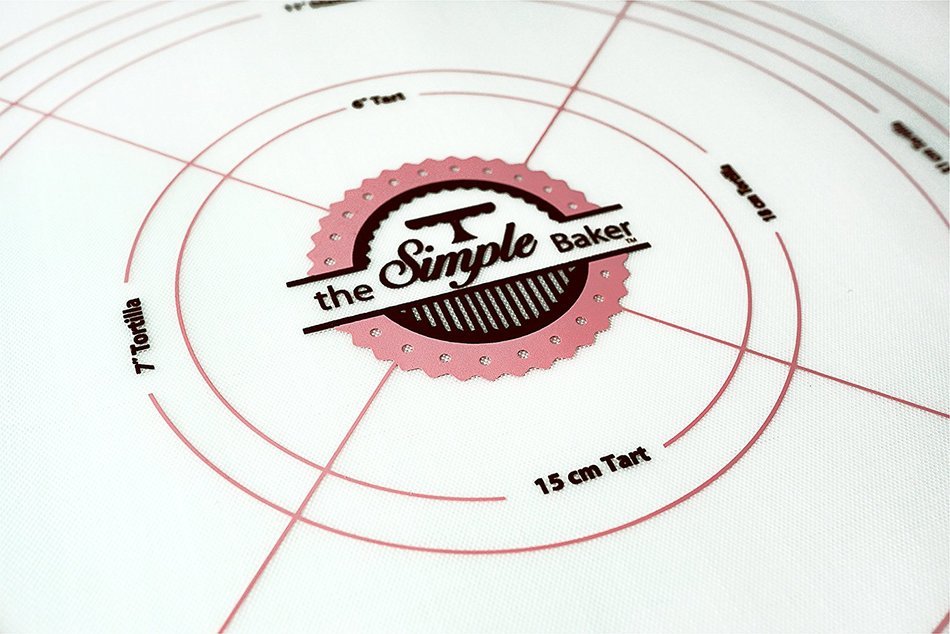 Simple Baker Extra Thick, Extra Large Silicone Pastry Mat with Measurements, 25"x18" Non-Slip 0.7mm Thick Sheet... N3